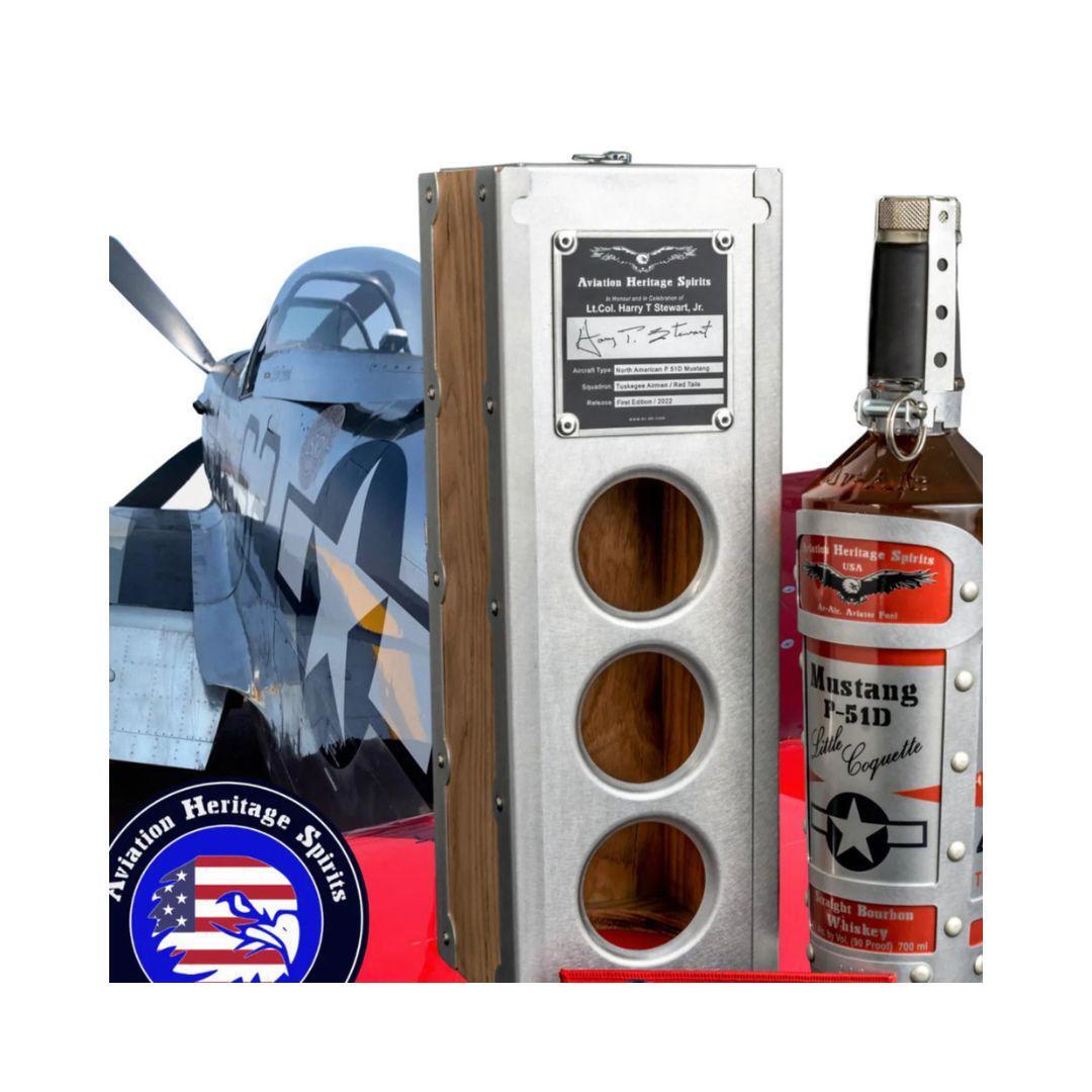 Aviation Heritage Spirits - Red Tail P-51D “Little Coquette” Straight Bourbon Whiskey