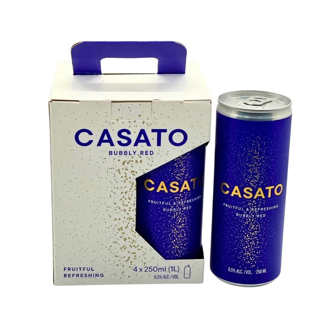 Casato Sweet Red Cans Sparkling Sweet Red Wine (4 Pack) - Simcha Spirits