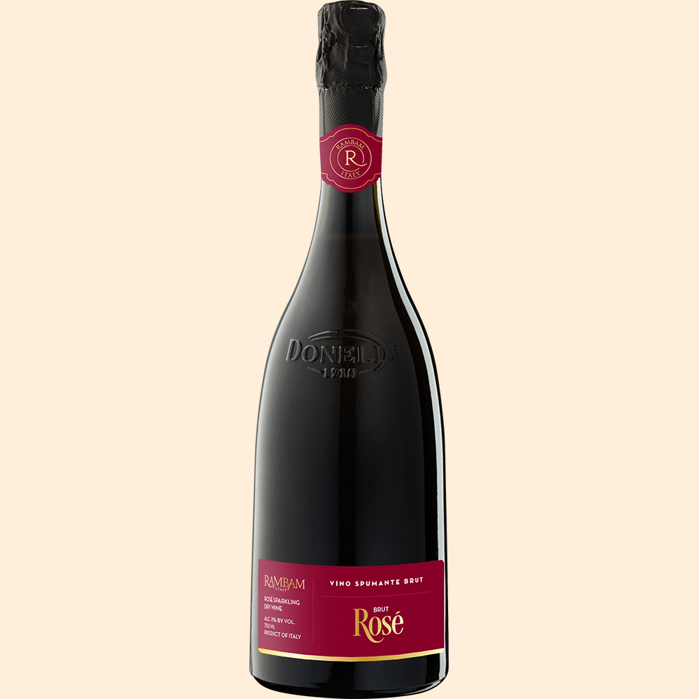 Rose Brut Sparkling Dry Red Wine - Simcha Spirits