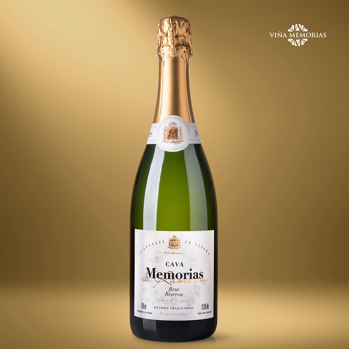 Vina Memorias Memorias Del Rambam Brut Reserva Sparkling Dry White Wine - Simcha Spirits